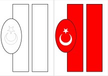 Bayrak Taçları Renkli- Renksiz