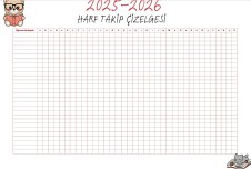 Harf Takip Çizgelgesi