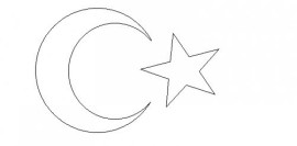 Renksiz Bayrak Şablonu