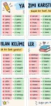 Yazımı Karıştırılan Kelimeler 8 Sayfalık Pano