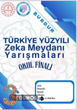3. Sınıf Okul Finali Cevap Anahtarı