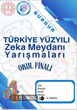 4. Sınıf Okul Finali Cevap Anahtarı