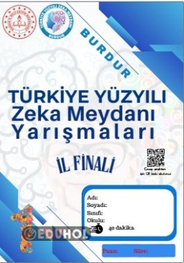 Zeka Oyunları Turnuvası İl Finali Cevap Anahtarı