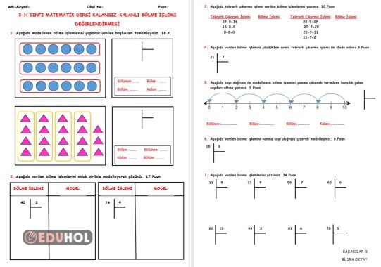 KALANSIZ-KALANLI BÖLME İŞLEMİ DEĞERLENDİRMESİ (PDF)