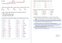 TÜRKÇE DERSİ 2. BÖLÜM DEĞERLENDİRMESİ (WORD)