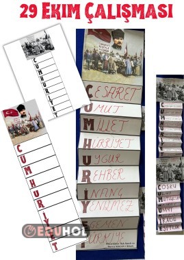Cumhuriyet Bayramı Akrostiş Çalışması