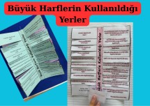 Büyük Harflerin Kullanıldığı Yerler Defter Etkinliği
