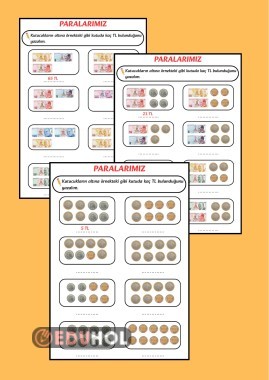 2.SINIF PARALARIMIZ ÇALIŞMA KAĞIDI