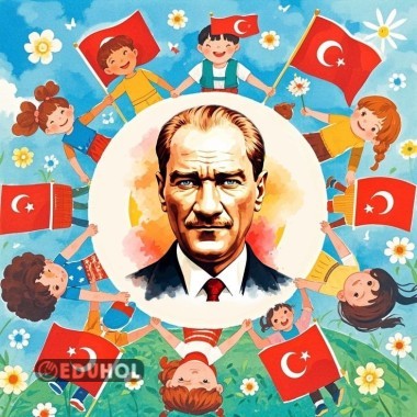 9 A4 23 Nisan Atatürk Posteri