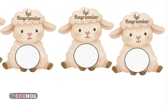 BAYRAM İÇİN ÇOKOMEL KUZU KALIBI