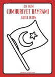 Cumhuriyet Bayramı Bayrak Boyama🇹🇷🇹🇷