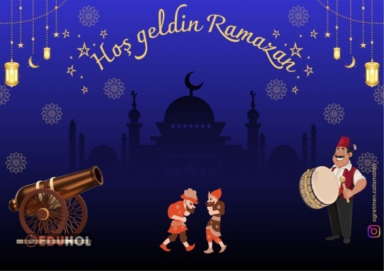 Hoşgeldin Ramazan Afiş Çalışması 8A4