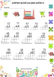 Çarpma İşlemi Çalışma Kağıdı 4