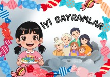 İyi Bayramlar Dijital Pano