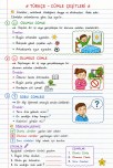 Cümle Çeşitleri Defter Notu