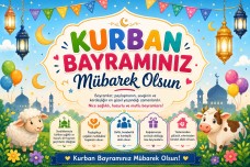 Kurban Bayramı Dijital Pano