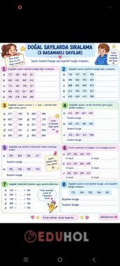 3.sınıf doğal sayılarda sıralama