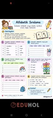 Alfabetik sıralama