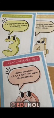 bölünebilme kuralları pano