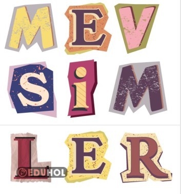 MEVSİMLER YAZISI PANO