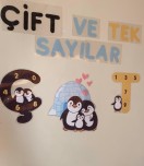 ÇİFT TEK SAYILAR PANO