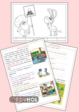 2. Sınıf Okuma Anlama Metni “Küheylan Trafikte”