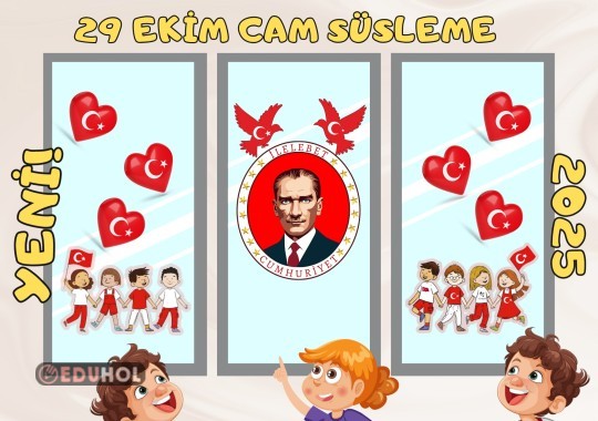 29 EKİM CUMHURİYET BAYRAMI 2025 (yeni cam süsleri)
