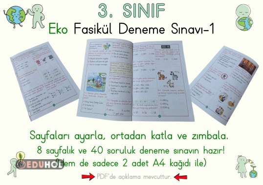 3. Sınıf Deneme Sınavı (40 soru- Eko Fasikül)