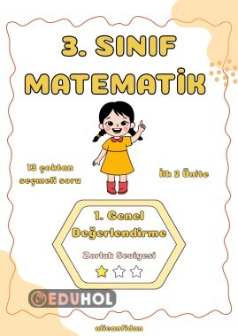 3. Sınıf Matematik 1. Genel Değerlendirme ( ilk 2 ünite)