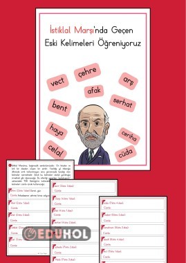 “İstiklal Marşı’nda Geçen Eski Kelimeler” Sözlük  Çalışması