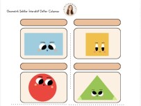 Geometrik Şekiller İnteraktif Defter Çalışması