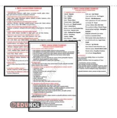 4. ÜNİTE ZAMAN İÇİNDE TEKNOLOJİ CEVAPLI SORULARLA KONUYU ÖĞRENİYORUM