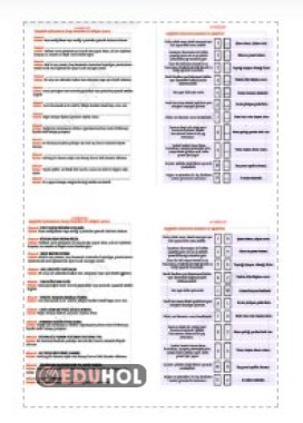 ANLAMI VERİLEN ATASÖZLERİNİ YAZMA- ATASÖZÜ İLE ANLAMINI EŞLEŞTİRME CEVAPLI