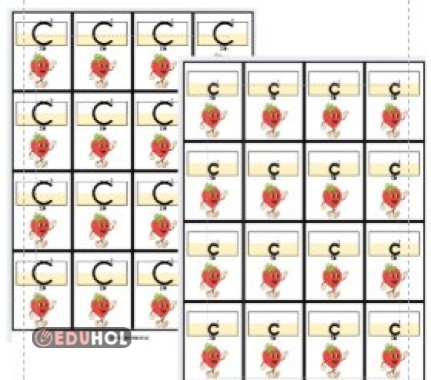 Ç SESİ DEFTER ETİKETİ