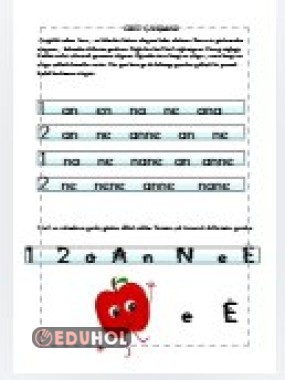 E- e SESİ DİKTE ÇALIŞMASI