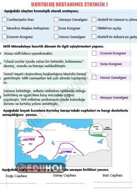 KURTULUŞ DESTANIMIZ ETKİNLİK 1