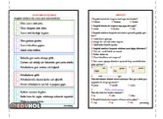 OLAYLARIN OLUŞ SIRASI - MİNİ TEST