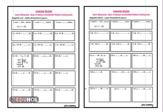 ZAMANI ÖLÇME - SAAT SANİYE ARASINDAKİ İLİŞKİYİ AÇIKLAYALIM