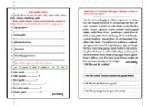 SORU EKİNİN YAZILIŞI - OKUMA ANLAMA ETKİNLİĞİ