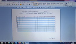 Okuma Seviye Takip Çizelgesi