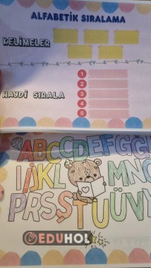 Alfabetik Sıralama Yaz-Sil