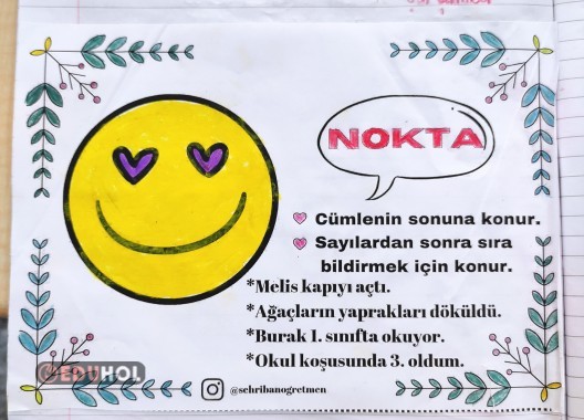 Noktanın kullanıldığı yerler