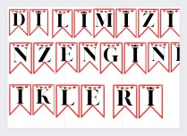 Dilimizin Zenginlikleri Projesi pano başlığı