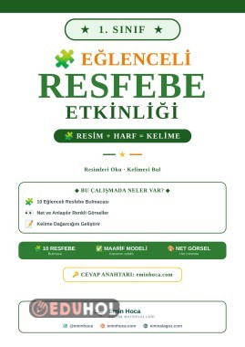 1. Sınıf Resfebe Etkinliği |PDF (Maarif Modeli) — Cevap Anahtarı eminhoca.com'da