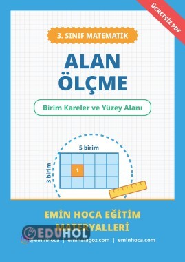 3. SINIF MATEMATİK ALAN ÖLÇME KONU ANLATIMI VE ÇALIŞMA YAPRAĞI PDF İNDİR