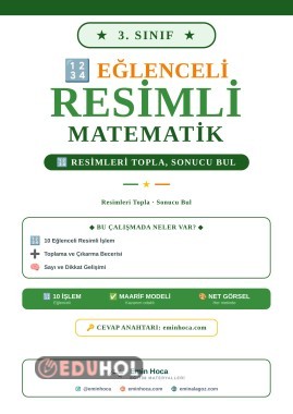 3. Sınıf Resimli Matematik Toplama Çıkarma Çarpma Görselli Problemler PDF İndir