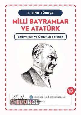 3.SINIF TÜRKÇE MİLLİ BAYRAMLARIMIZ VE ATATÜRK ETKİNLİKLERİ PDF İNDİR