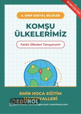 4. SINIF SOSYAL BİLGİLER KOMŞU ÜLKELERİMİZ KONU ANLATIMI VE ÇALIŞMA YAPRAĞI PDF İNDİR