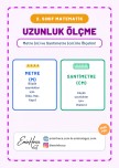 2. SINIF MATEMATİK UZUNLUK ÖLÇME KONU ANLATIMI VE YAZIM KURALLARI PDF İNDİR