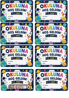 okuluna hoş geldin isimlik